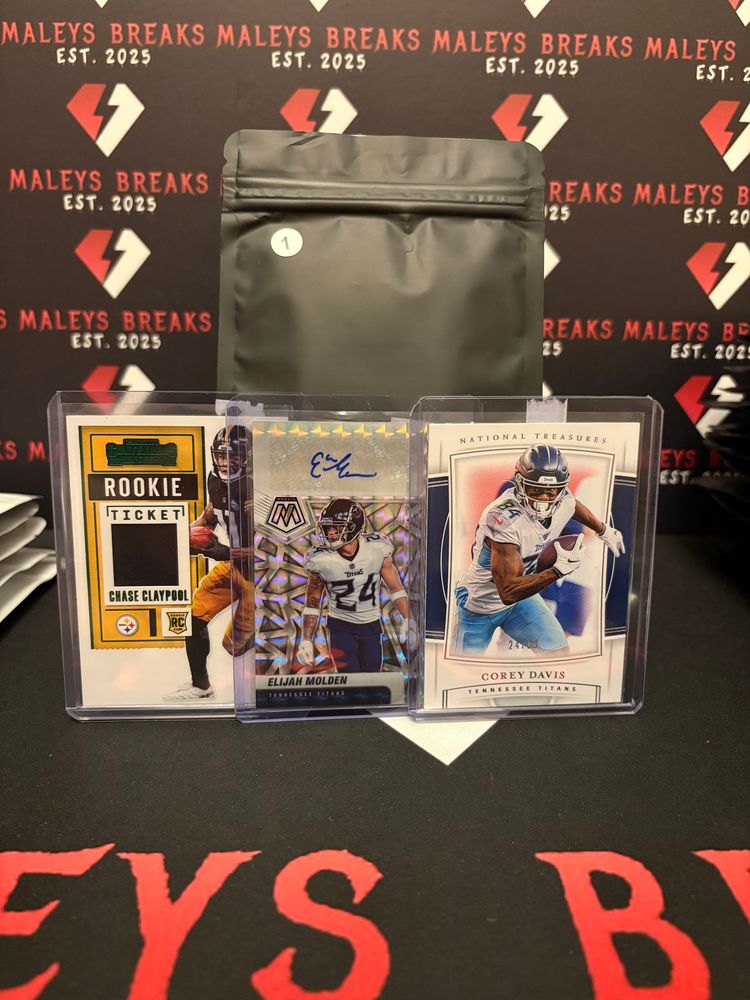 NFL MYSTERY SINGLE NUMBERED/PATCH/AUTO