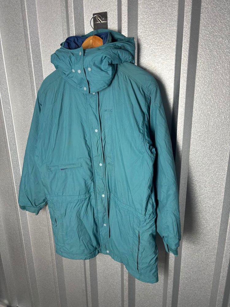 Patagonia Blue Hooded Parka Jacket