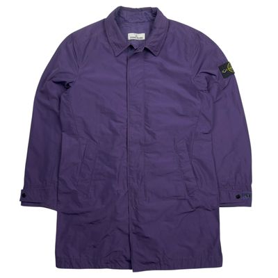 S/S 15 Stone Island Micro Reps Trench Coat - Purple