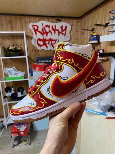 Nike Dunk high custom