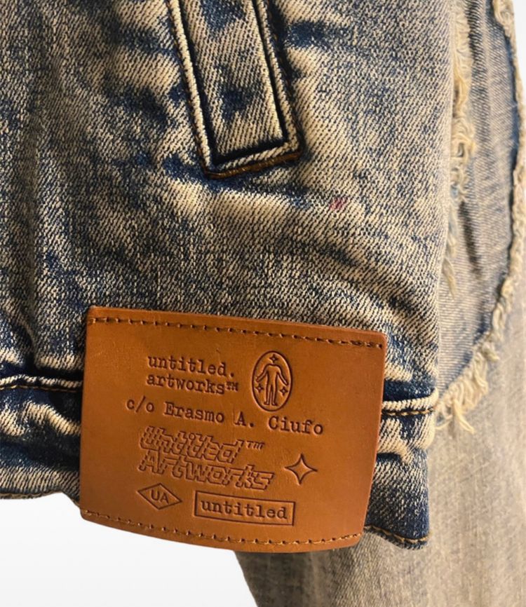 Untitled Artworks denim jacket and jeans set image 4