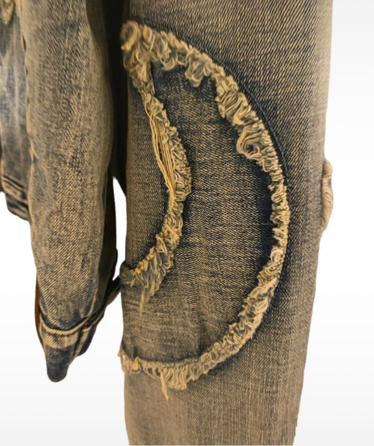 Untitled Artworks denim jacket and jeans set image 3