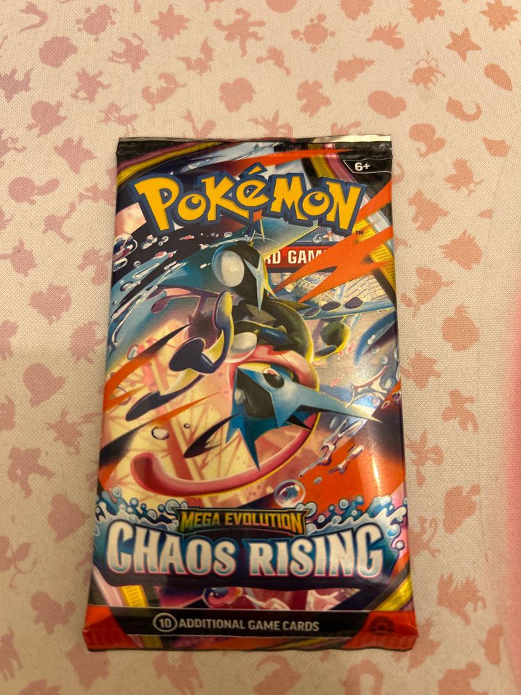 Pokémon x1 Chaos rising booster pack 
