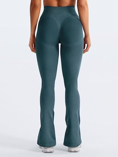 Immagine di Teal Flared Leggings 3