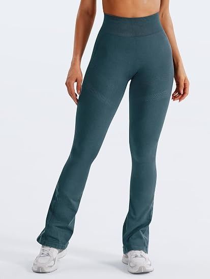 Immagine di Teal Flared Leggings 4