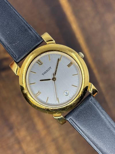 Tissot Quartz Dress Watch – Gold Tone Case