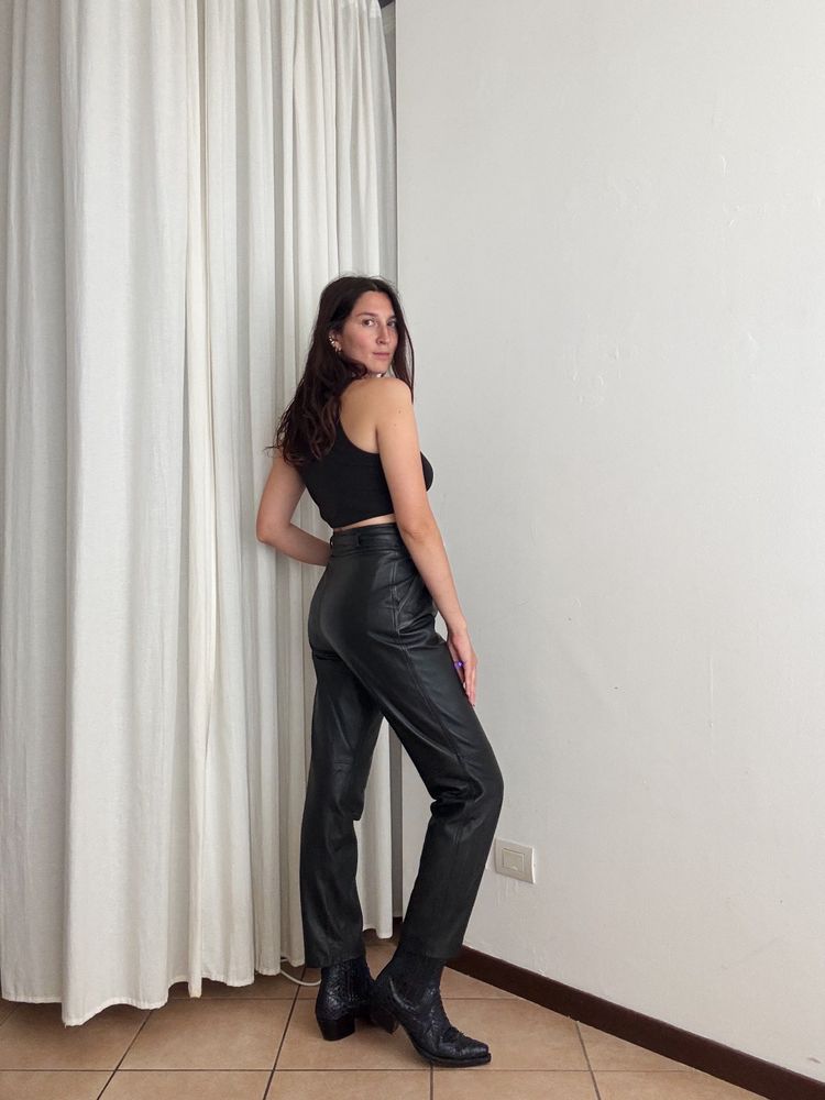 Pantaloni pelle 42 image 4