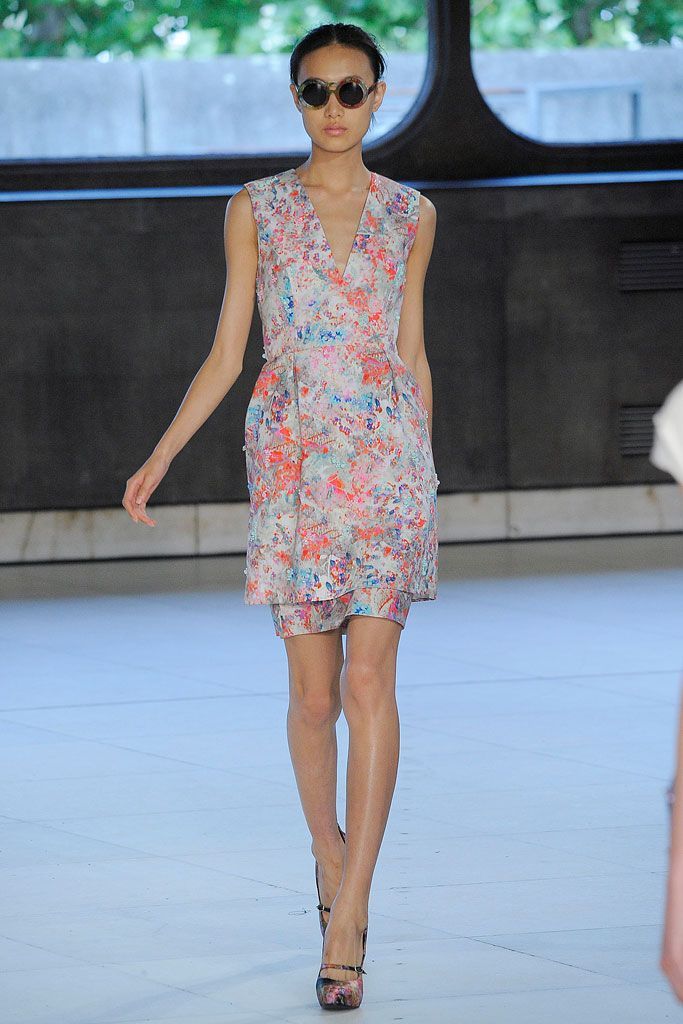 2010 Erdem Digital Floral Print Sheath Dress imagen 3