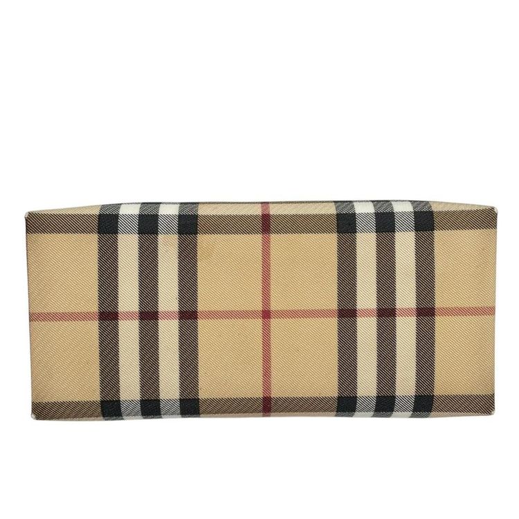 Immagine di Pre-Loved Burberry Canvas/Leather Mini Tote Bag 4