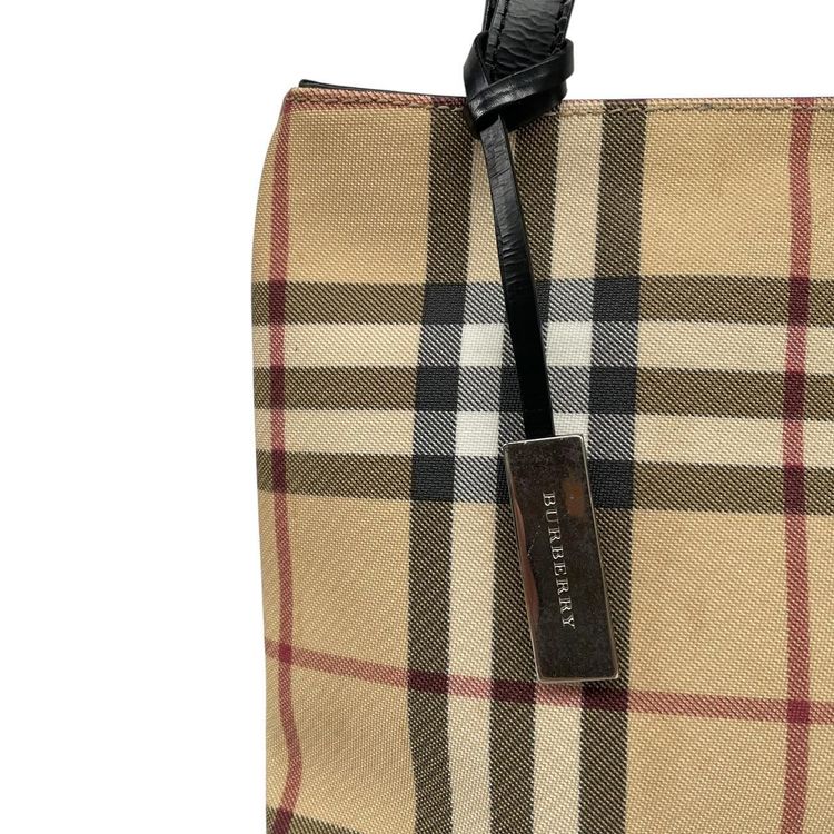 Immagine di Pre-Loved Burberry Canvas/Leather Mini Tote Bag 3