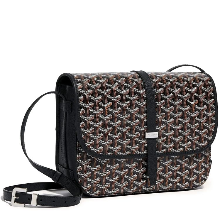 Goyard Goyardine Belvedere II Black MM Messenger Bag image 1