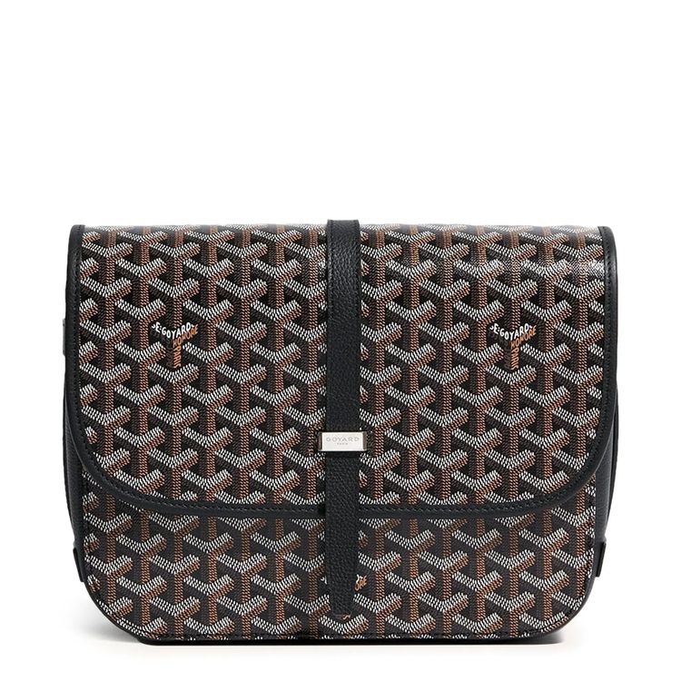 Goyard Goyardine Belvedere II Black MM Messenger Bag image 2