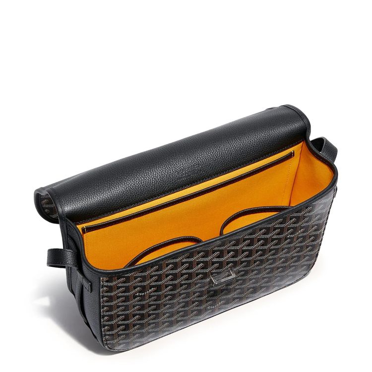 Goyard Goyardine Belvedere II Black MM Messenger Bag image 6