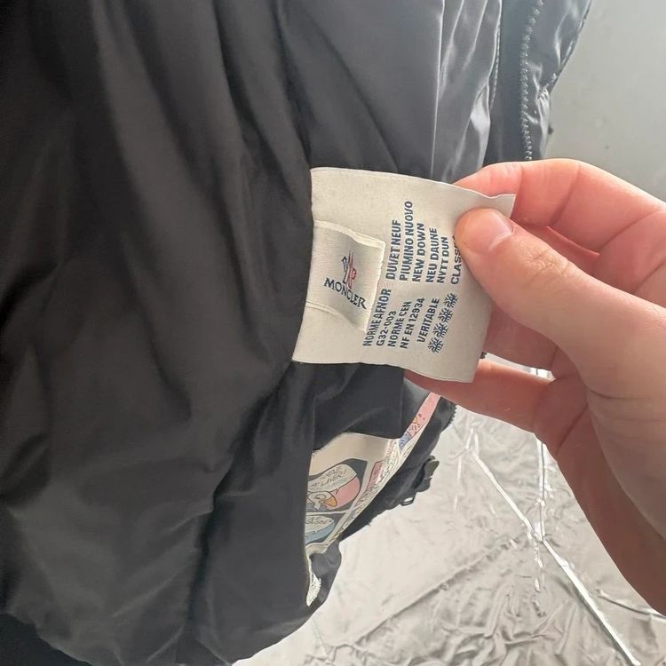 Moncler Black Cahors Down Jacket image 8