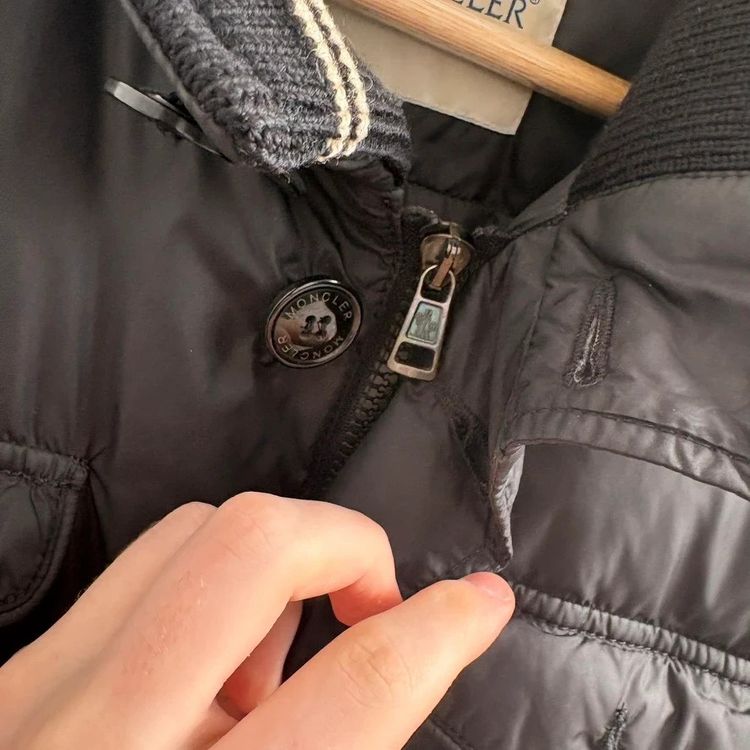 Moncler Black Cahors Down Jacket image 6