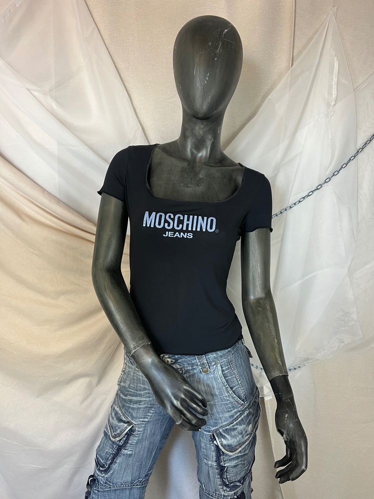 Moschino Jeans mesh Black T-Shirt