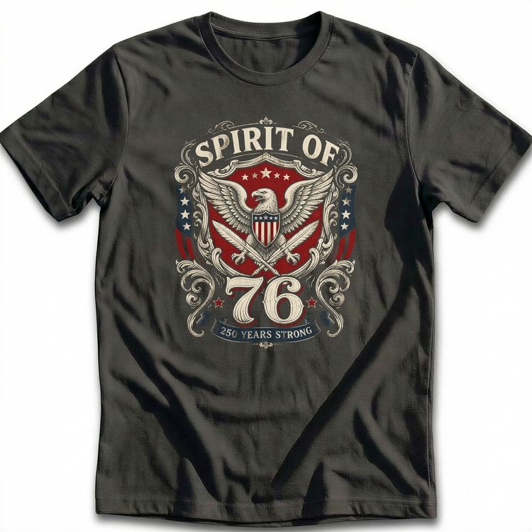 Spirit Of 76 Heraldic Crest T-Shirt US image 1