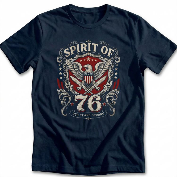 Spirit Of 76 Heraldic Crest T-Shirt US image 5