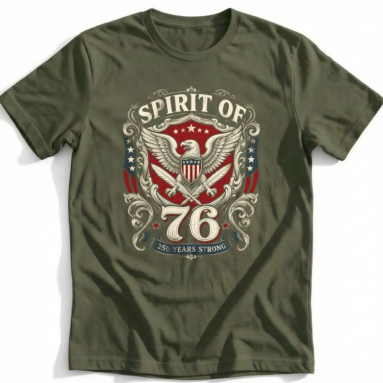 Spirit Of 76 Heraldic Crest T-Shirt US image 4