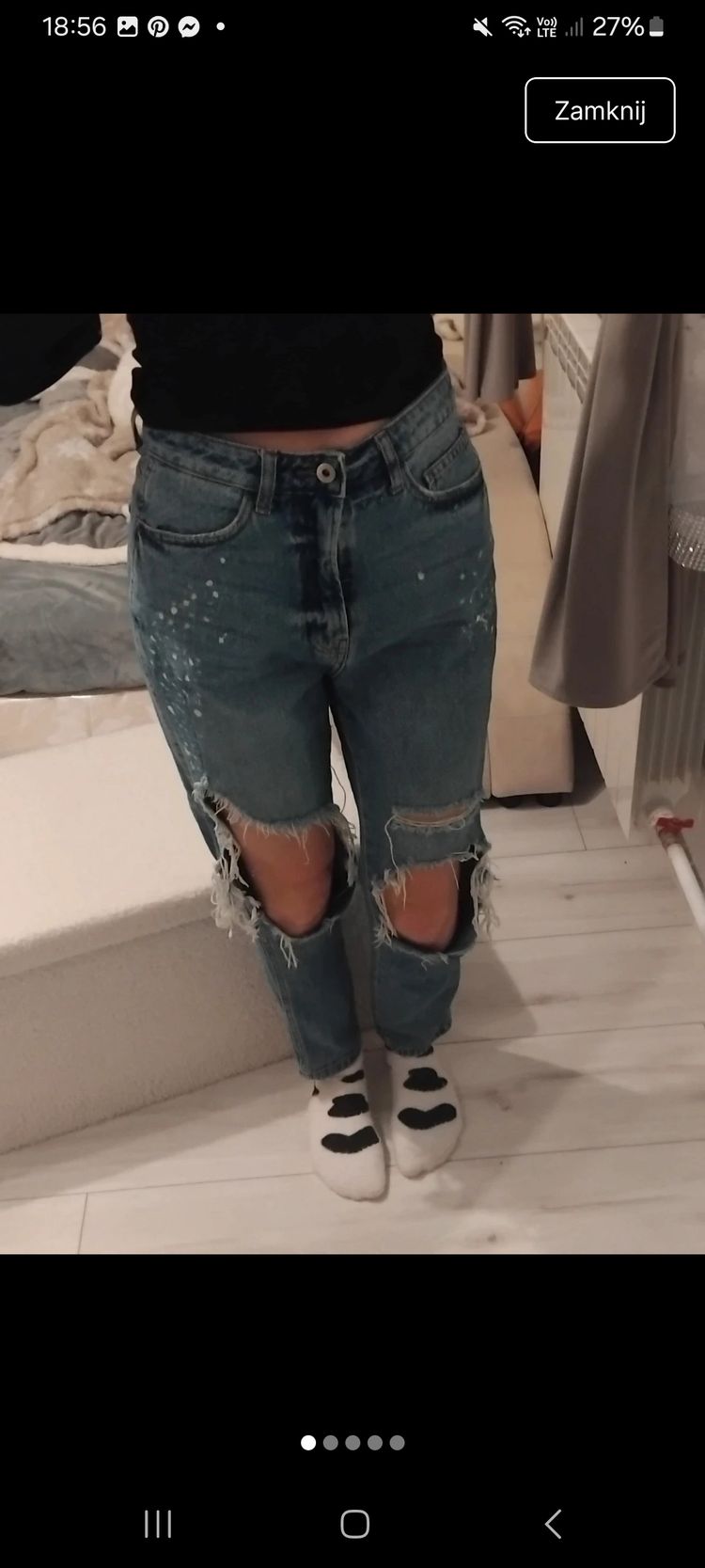 Blue Ripped Jeans