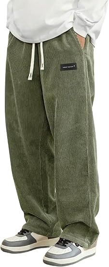 Green Corduroy Pants imagen 3