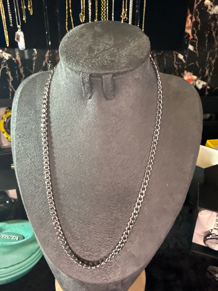 Silver Chain Necklace imagen 1