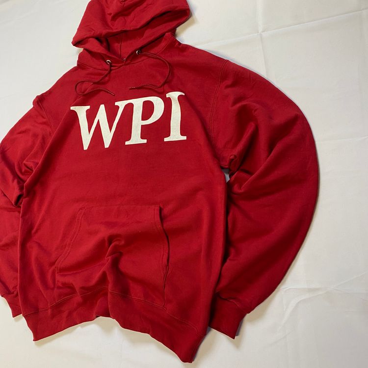 Immagine di Champion Maroon WPI College Graphic Hoodie (M) 🎓 2