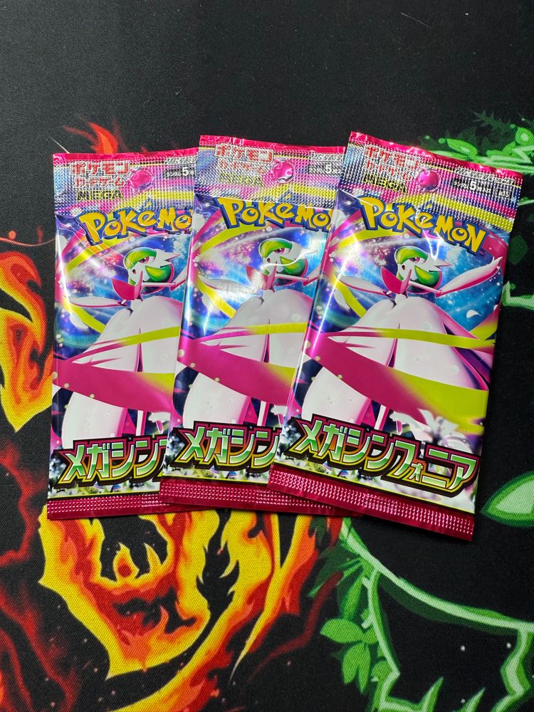 Pokémon 3 x MEGA Symphonia Japanese Booster Packs  product image