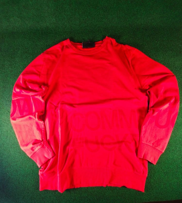 Comme des F*ckdown Red Sweatshirt image 1