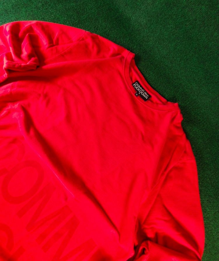 Comme des F*ckdown Red Sweatshirt image 2