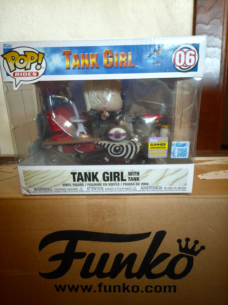 Funko Pop Rides Tank Girl With Tank Vinyl Figure