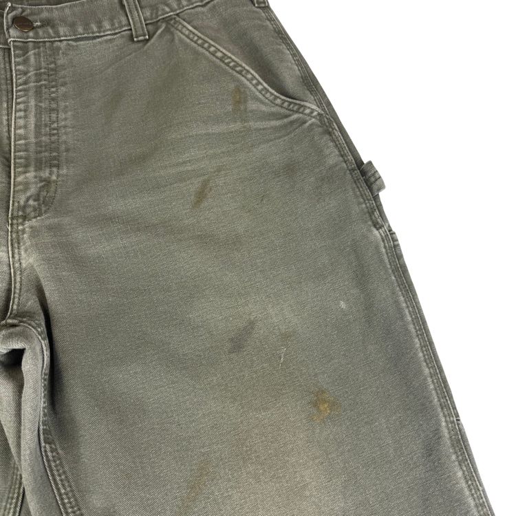 Carhartt Carpenter Dungaree Fit Workwear Trousers Green imagen 2