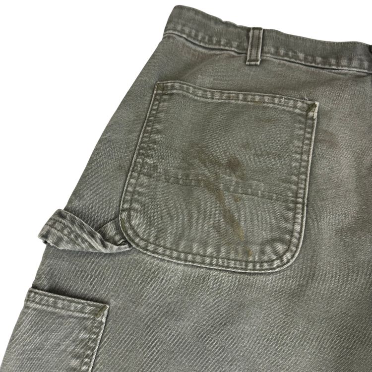Carhartt Carpenter Dungaree Fit Workwear Trousers Green imagen 7