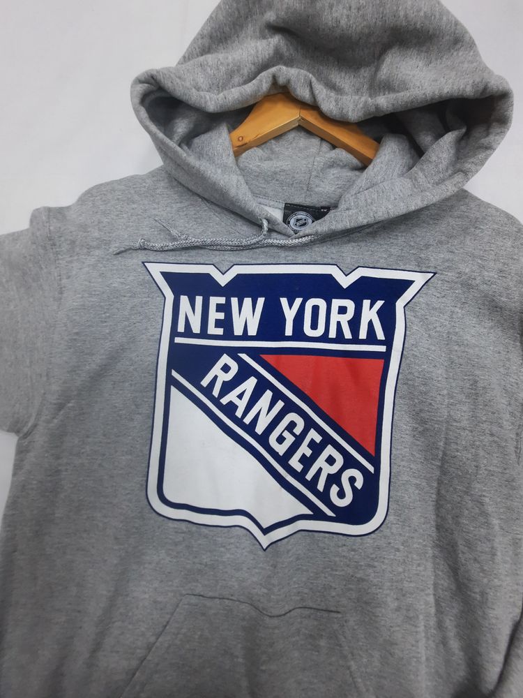 New York Rangers Grey Hoodie 2