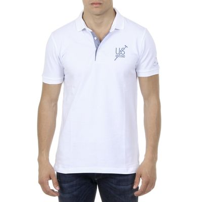 Ufford and Suffolk White Polo Shirt US026 WHITE