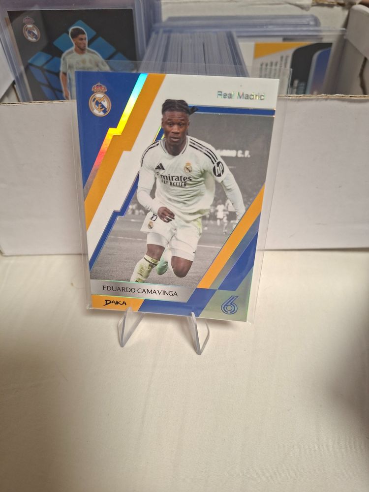 Camavinga daka one & two /99 Real Madrid Eduardo Camavinga Football Trading Card