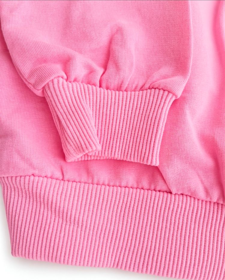 Pink Kids Sweatshirt And Pants Set obraz 6