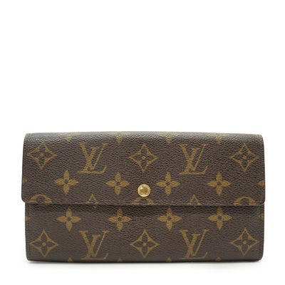 Portafoglio lungo Louis Vuitton Vintage Monogram Porte Monnaie Credit