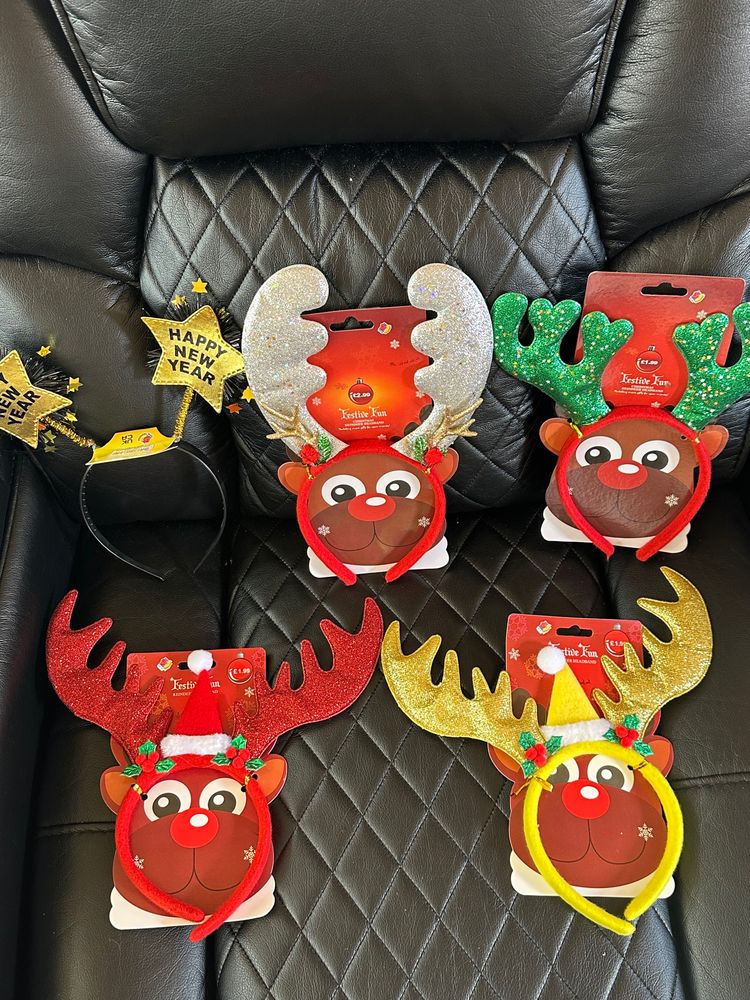 Festive Fun Reindeer Antler Headbands
