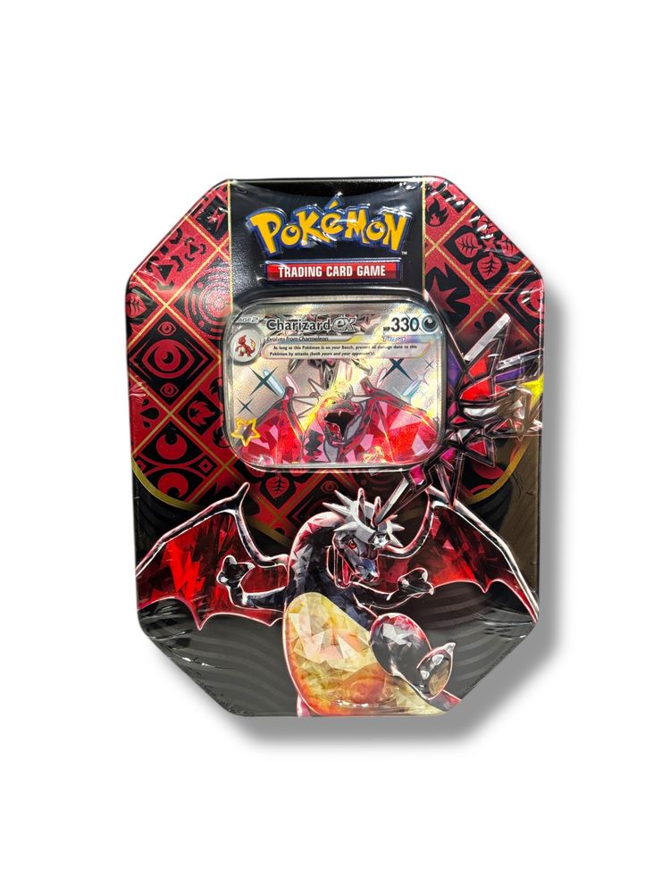Pokemon Paldean Fates Charizards Tin