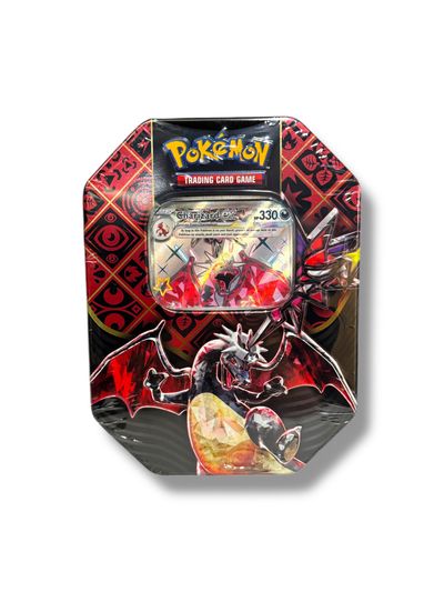 Pokemon Paldean Fates Charizards Tin