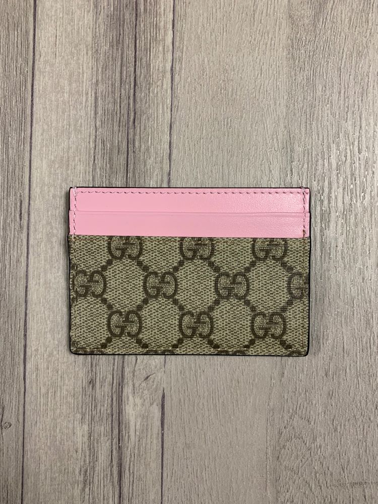 PORTACARTE GUCCI ROSA NUOVO/ NEW