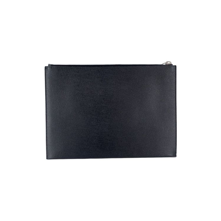 Saint Laurent Leather Clutch Bag Rive Gauche image 5