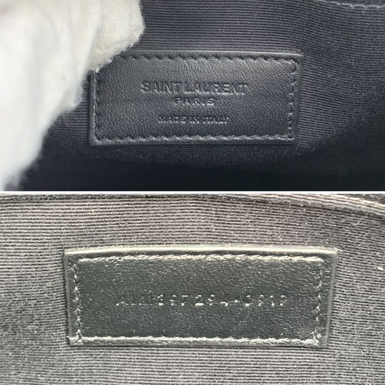 Saint Laurent Leather Clutch Bag Rive Gauche image 7