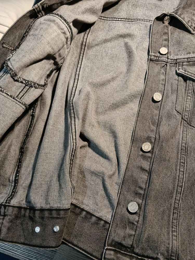 Immagine di Missguided Grey Denim Jacket 6
