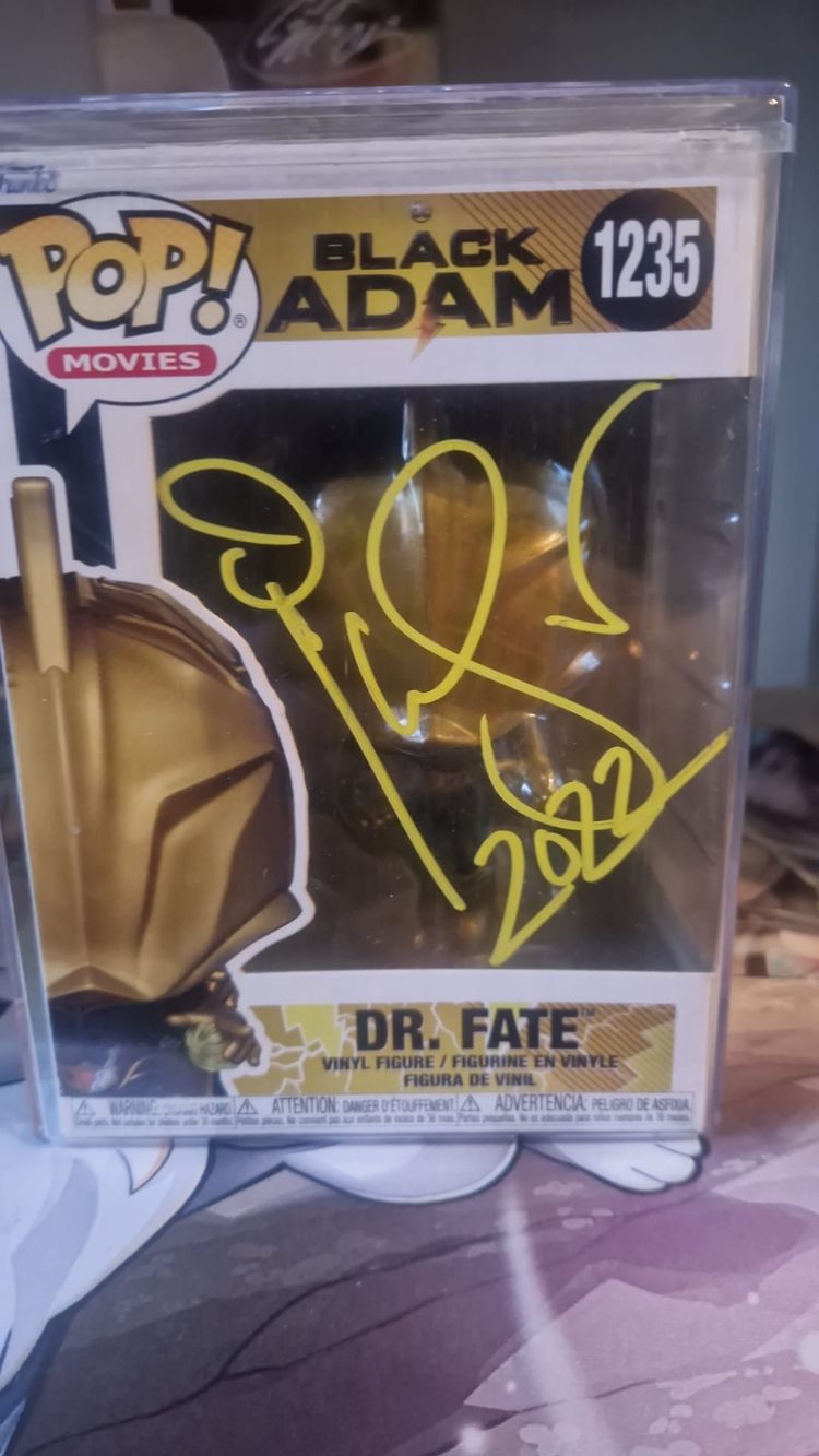 Funko Pop!  Dr. Fate Signed by Pierce Brosnan image 1