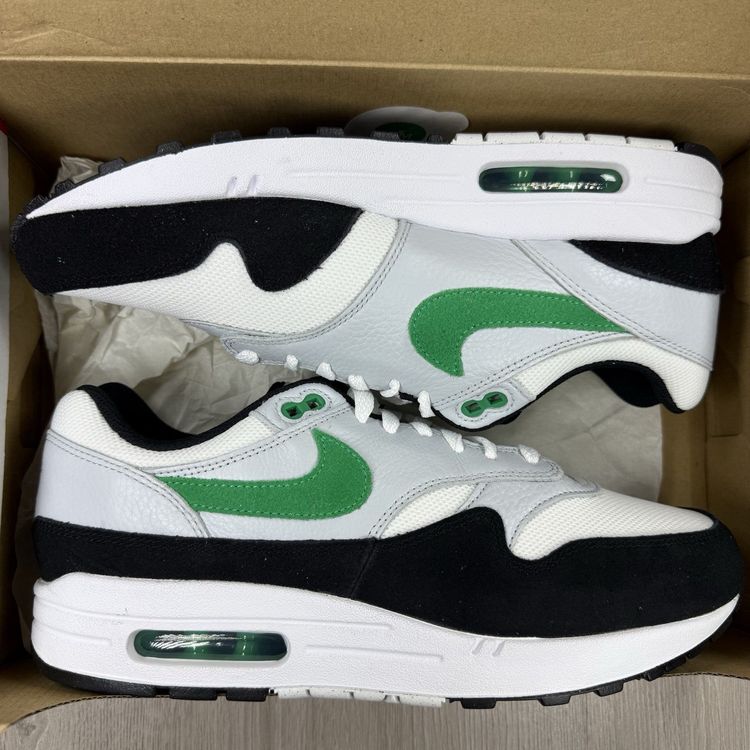 Nike Air Max 1 White Black Stadium Green FN6952-100