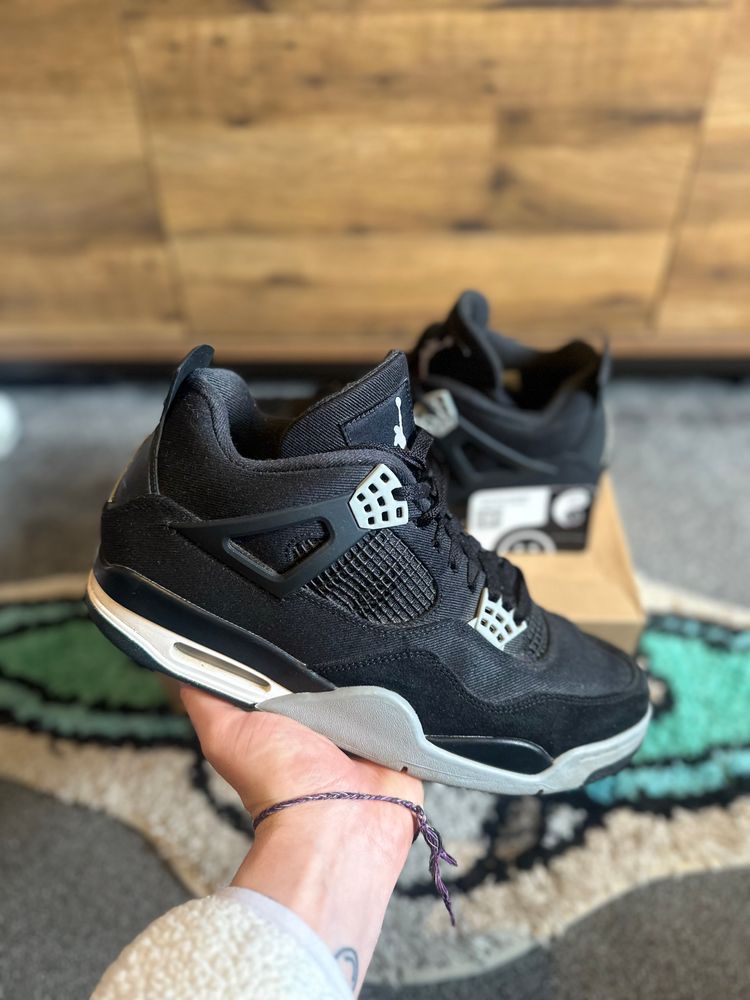 Nike Air Jordan 4 “Black Canvas” U.K. 10.5