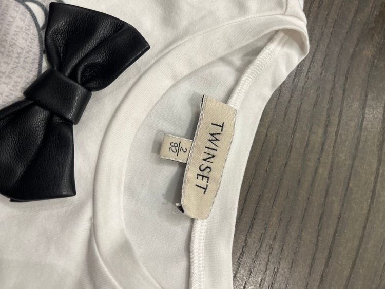 Immagine di Twinset Kids Outfit With Long Sleeve Top And Black Skirt 3