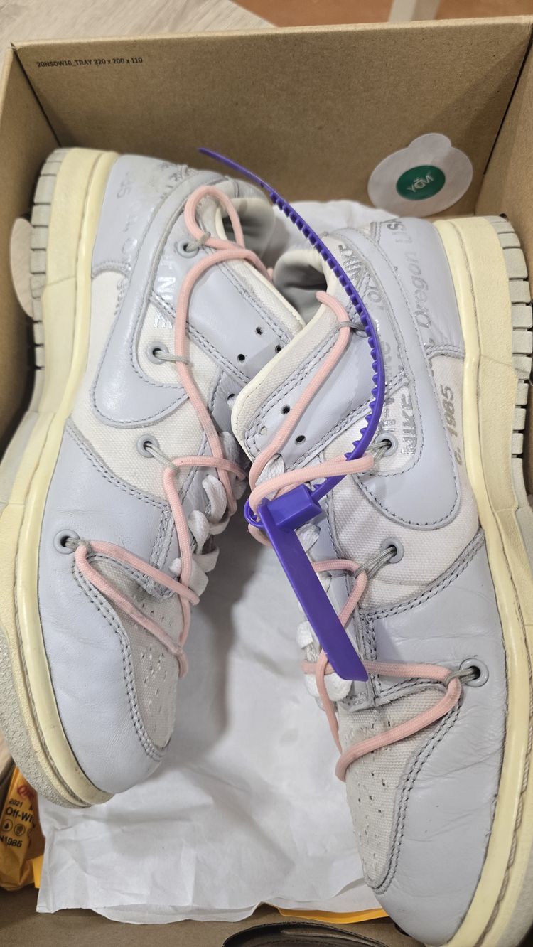 Nike Dunk Low x off white lote 24